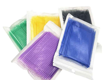 Μίας χρήσης microbrush lash επέκταση βλεφαρίδων 100τεμ.- Μπατονέτα βλεφαρίδας – All Eyelash Lifting