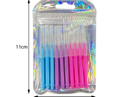 Σετ με Πινέλα Μακιγιάζ για Φρύδια 10τμχ