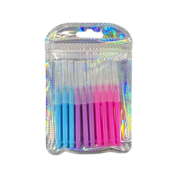 Σετ με Πινέλα Μακιγιάζ για Φρύδια 10τμχ