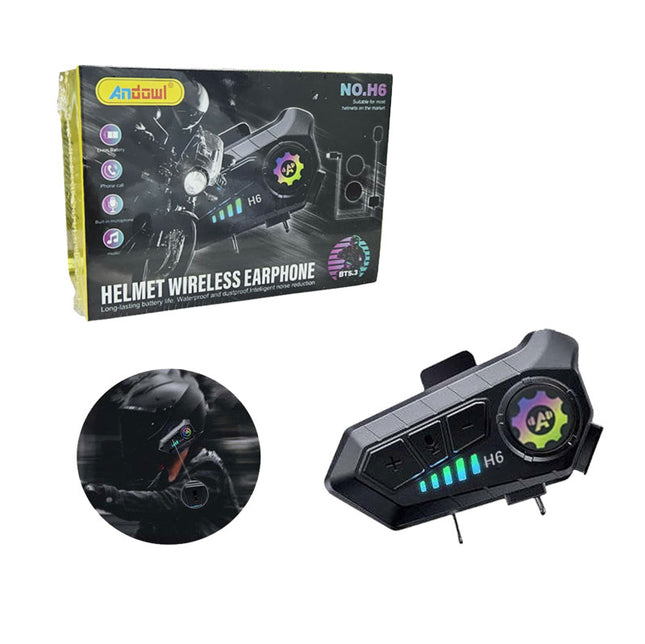 Asyrmato bluetooth kranous Andowl NO.H6 BT5.3 me LED - One Fashion Market