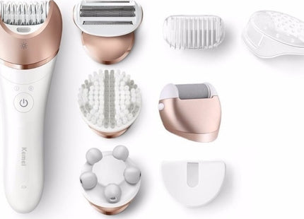 Kemei 5 In 1 Lady Hair Remover Shaver Σετ Αποτρίχωσης Epilator για Σώμα KM-8001