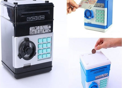 Παιδικός Κουμπαράς Πλαστικός Ηλεκτρονικός με Κωδικό Ασφαλείας 13.5x12.5x19cm