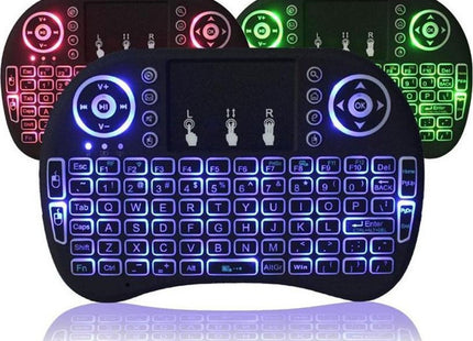 i8 Backlit Ασύρματο Πληκτρολόγιο με Touchpad Αγγλικό US