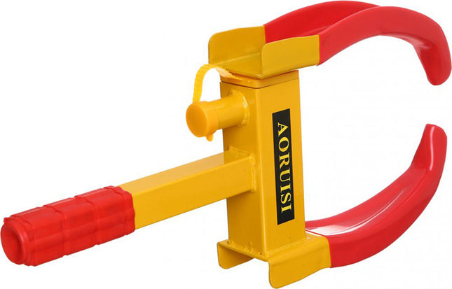 Δαγκάνα τροχού αυτοκινήτου CQ-6994 wheel lock clamp κίτρινο - One Fashion Market