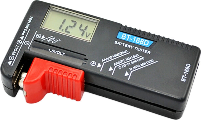 Bigstren BT-168D Ψηφιακό Battery Tester με Πτυσσόμενη Υποδοχή
