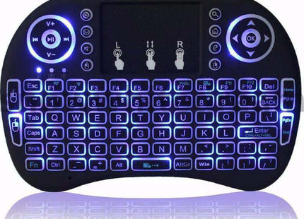 i8 Backlit Ασύρματο Πληκτρολόγιο με Touchpad Αγγλικό US