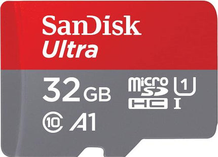 Sandisk Ultra microSDHC 32GB Class 10 U1 A1 UHS-I με αντάπτορα