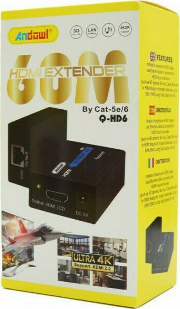 hdmi σε rj45 extender 4k