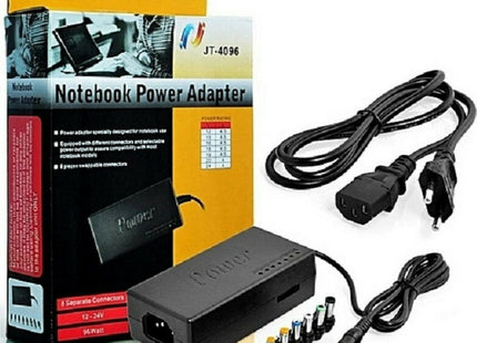 Universal τροφοδοτικό JT-4096 96W με σετ βυσμάτων και καλώδιο ρεύματος