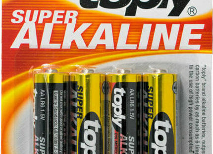 Toply Αλκαλικές Μπαταρίες AA 1.5V 4τμχ