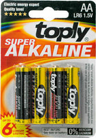Toply Αλκαλικές Μπαταρίες AA 1.5V 4τμχ