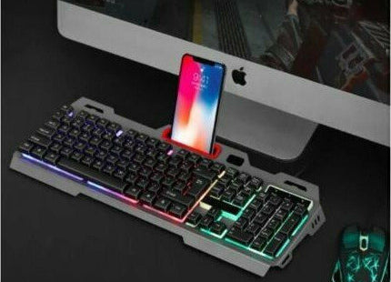 CMK-198 Σετ Gaming Πληκτρολόγιο με Φωτιζόμενα πλήκτρα & Ποντίκι (Αγγλικό US)
