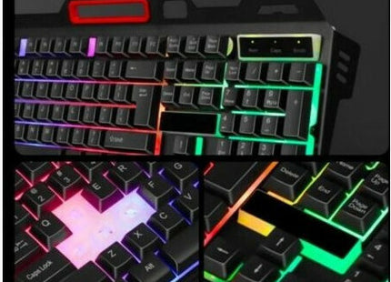 CMK-198 Σετ Gaming Πληκτρολόγιο με Φωτιζόμενα πλήκτρα & Ποντίκι (Αγγλικό US)