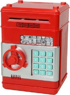 Παιδικός Κουμπαράς Πλαστικός Ηλεκτρονικός με Κωδικό Ασφαλείας 13.5x12.5x19cm