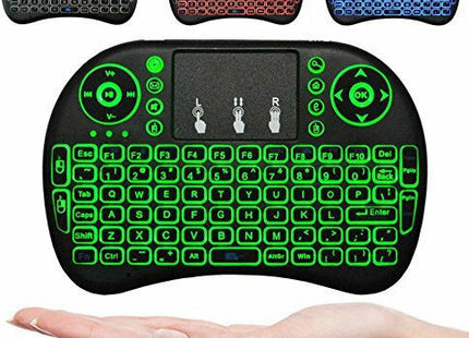 i8 Backlit Ασύρματο Πληκτρολόγιο με Touchpad Αγγλικό US