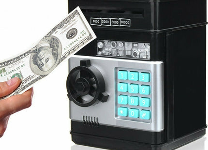 Παιδικός Κουμπαράς Πλαστικός Ηλεκτρονικός με Κωδικό Ασφαλείας 13.5x12.5x19cm