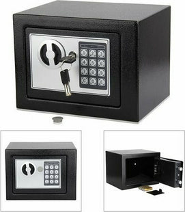 Χρηματοκιβώτιο με Ψηφιακό Κλείδωμα και Κλειδί, Ξενοδοχείου Διαστάσεων Μ23xΠ17xΥ17cm DOEM27