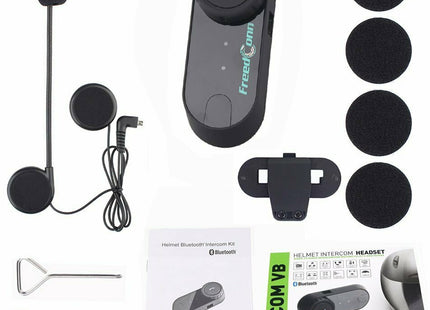Σύστημα Ενδοεπικοινωνίας FreedConn 800m & Bluetooth Hands-Free Κράνους