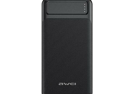 Awei P6K Power Bank 20000mAh dual USB ports black thessaloniki