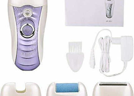 Kemei 3 in 1 Σετ Αποτρίχωσης Epilator για Σώμα & Μπικίνι KM-3012 Μωβ