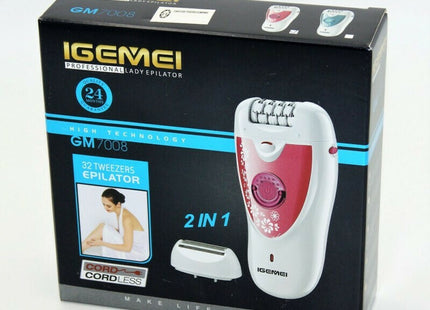 Gemei Αποτριχωτική Μηχανή Epilator για το Σώμα GM-7008