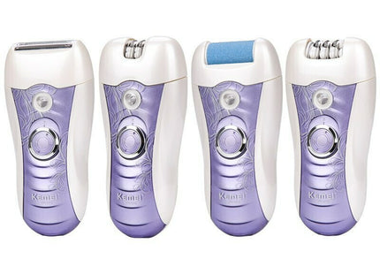 Kemei 3 in 1 Σετ Αποτρίχωσης Epilator για Σώμα & Μπικίνι KM-3012 Μωβ