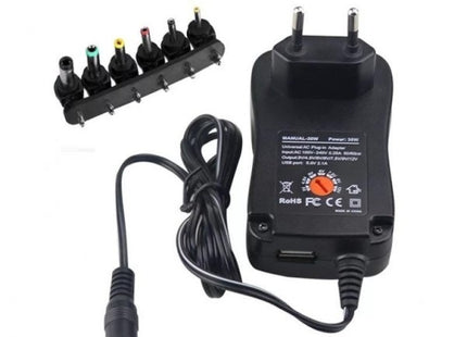 Andowl Q-CD16P universal τροφοδοτικό 3-9V 45W με 6 βύσματα