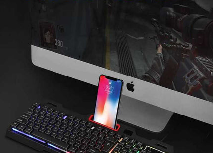 CMK-198 Σετ Gaming Πληκτρολόγιο με Φωτιζόμενα πλήκτρα & Ποντίκι (Αγγλικό US)