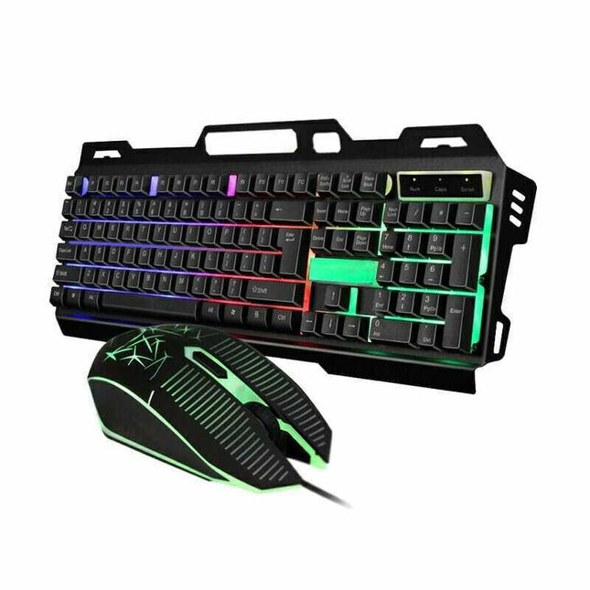 CMK-198 Σετ Gaming Πληκτρολόγιο με Φωτιζόμενα πλήκτρα & Ποντίκι (Αγγλικό US)