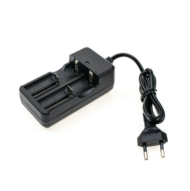 MD-282A Φορτιστής 2 Μπαταριών Li-ion Μεγέθους 18650/16340