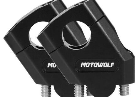 Motowolf 3517MDL Αποστάτες Τιμονιού 22mm Μαύροι