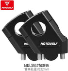 μαύροι αποστάτες τιμονιού 22mm motowolf 3517mdl θεσσαλονίκη
