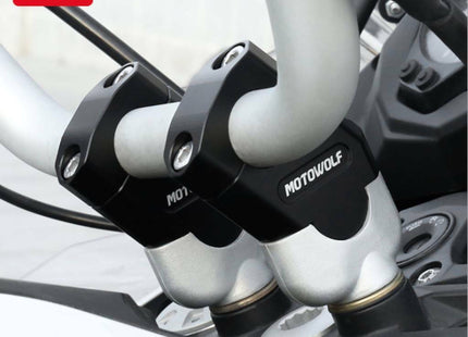 Motowolf 3517MDL Αποστάτες Τιμονιού 22mm Μαύροι