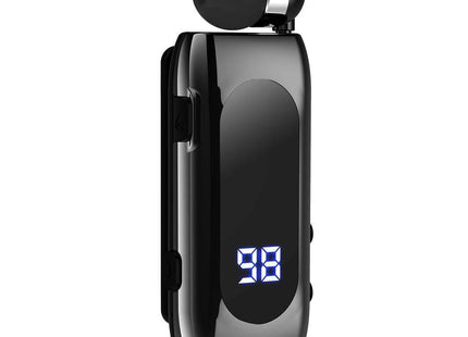 K55 in-ear Bluetooth handsfree ακουστικό μαύρο με αποστολή από Θεσσαλονίκη