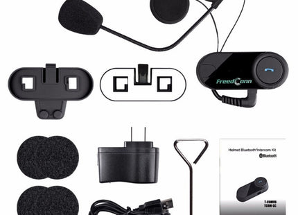 Ασύρματη Ενδοεπικοινωνία Κράνους FreedConn T-COM SC με Οθόνη LCD