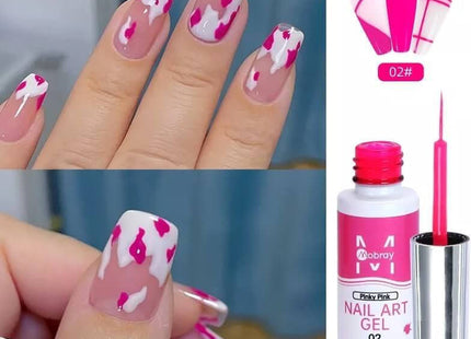 Nail Art Gel Νυχιών Πολύχρωμο 976866