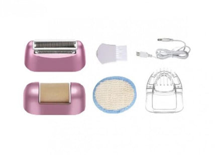 Kemei Σετ Αποτρίχωσης Epilator για Πρόσωπο, Σώμα & Μπικίνι KM-376