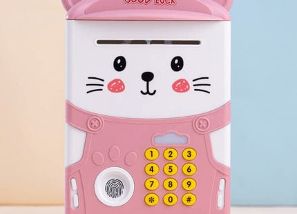 Παιδικός Κουμπαράς Πλαστικός ATM Ροζ 22.5cm