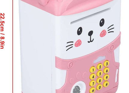 Παιδικός Κουμπαράς Πλαστικός ATM Ροζ 22.5cm