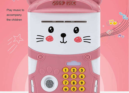 Παιδικός Κουμπαράς Πλαστικός ATM Ροζ 22.5cm