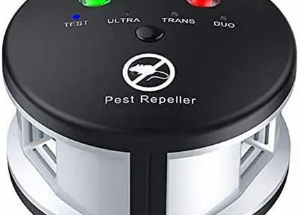 Weitech Pest Repeller συσκευή υπερήχων απώθησης τρωκτικών σε μαύρο και λευκό χρώμα