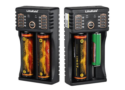 LiitoKala LII-202 USB Φορτιστής 2 Μπαταριών Li-ion/Ni-Cd/Ni-MH Μεγέθους AA/AAA/18650/16340/26650/14500