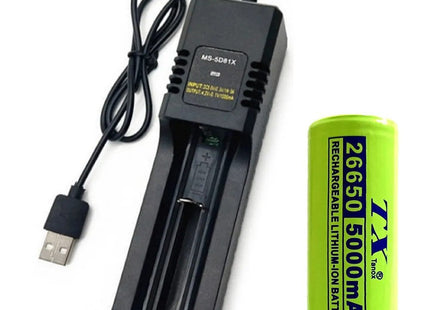 Ezra MS-5D81X USB Φορτιστής Μπαταριών Li-ion Μεγέθους 18650/21700/16340/26650