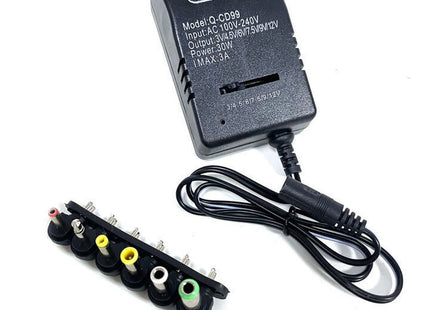Andowl Q-CD99 ρυθμιζόμενο τροφοδοτικό 3-12V με σετ βυσμάτων