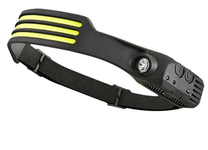 Επαναφορτιζόμενος Φακός Κεφαλής LED IPX4 με Μέγιστη Φωτεινότητα 3000lm 2τμχ