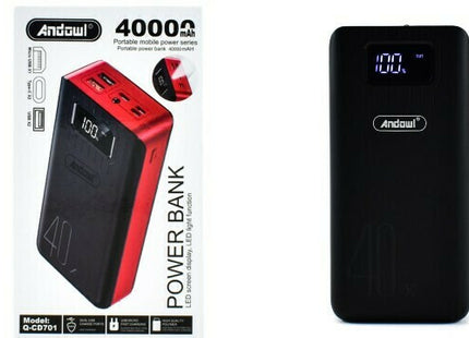 Andowl Q-CD701 high capacity power bank packaging display