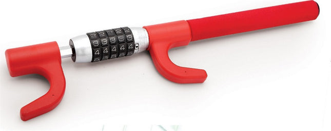 κόκκινο αντικλεπτικό μπαστούνι τιμονιού αυτοκινήτου - One Fashion Market