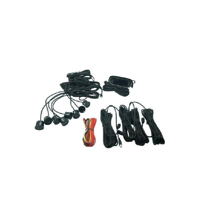 Σύστημα Παρκαρίσματος Αυτοκινήτου Πίσω με Οθόνη σε Μαύρο Χρώμα