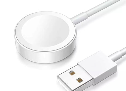 Λευκός μαγνητικός φορτιστής 1 μέτρου για έξυπνα ρολόγια Apple