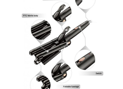 Kemei Ψαλίδι Μαλλιών για Κυματιστά Μαλλιά 25mm W337Z